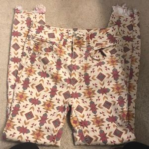 Free people Aztec skinny pants
